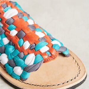 Bed Stu Multicolor Madrina Huarache Sandals - like new - Size 8